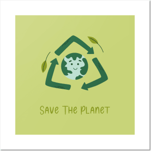 Save the Planet Posters and Art